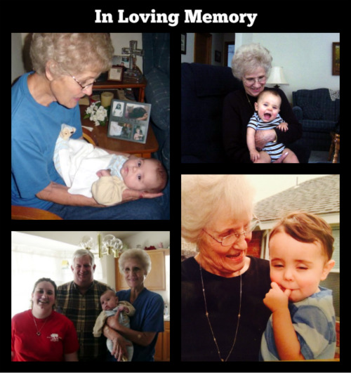 Family photographs of my grandmother through the years, including a four generation picture